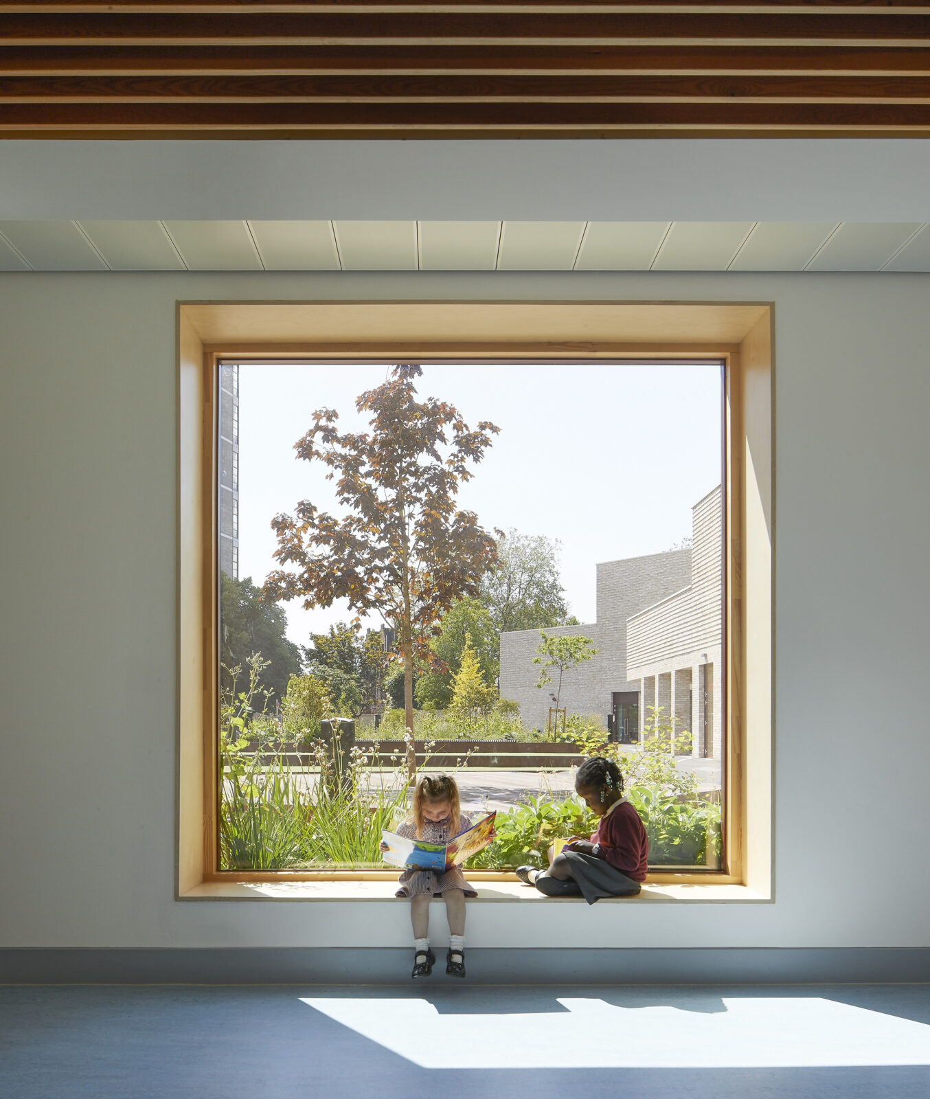 A school in a garden